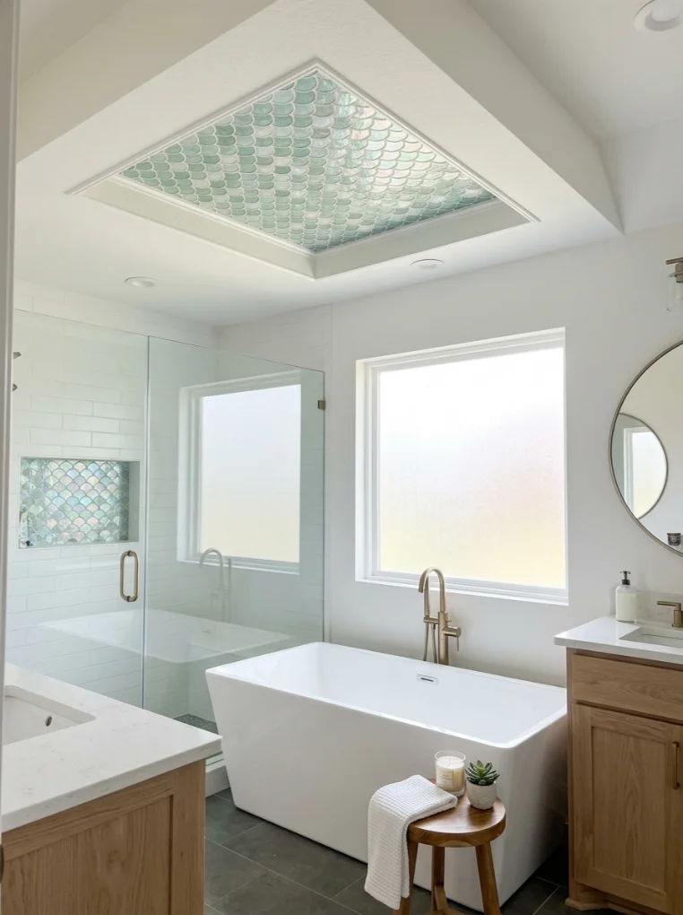 Ceiling or Niche ideas with Mermaid Tiles