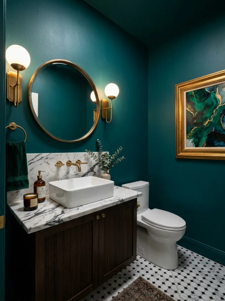 Mermaid Tile as a Ceiling-to-Floor