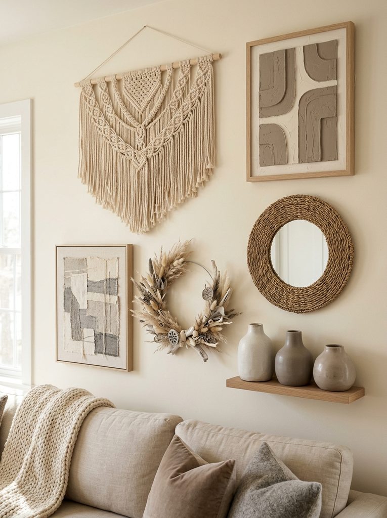 Neutral wall decor with Modern Wall Decor