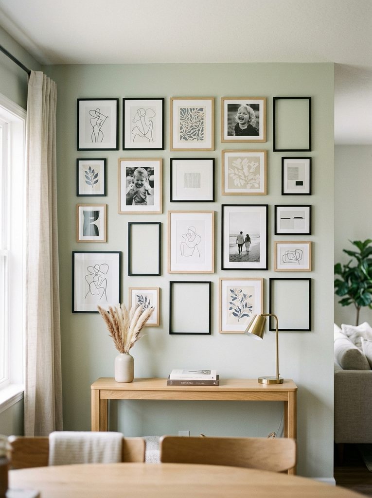 Gallery wall with Modern Wall Decor