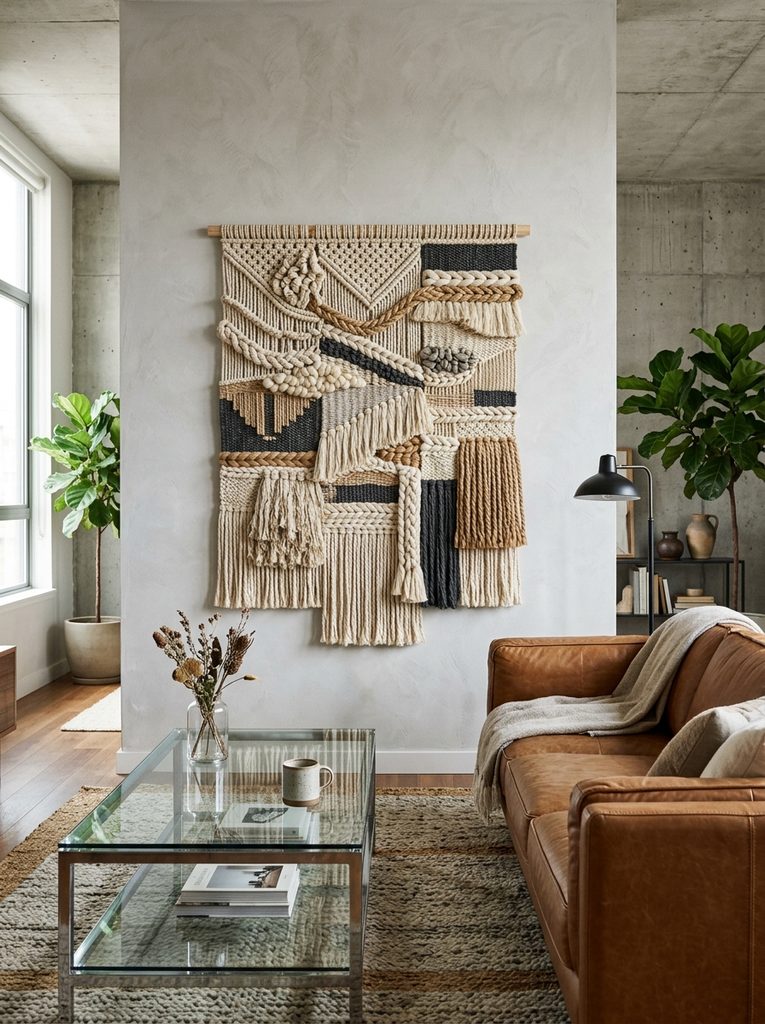 Woven with Modern Wall Decor