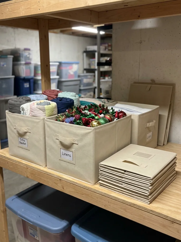 Foldable Storage with Small Space Organization