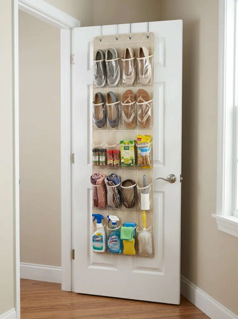 Door storage with Small Space Organization