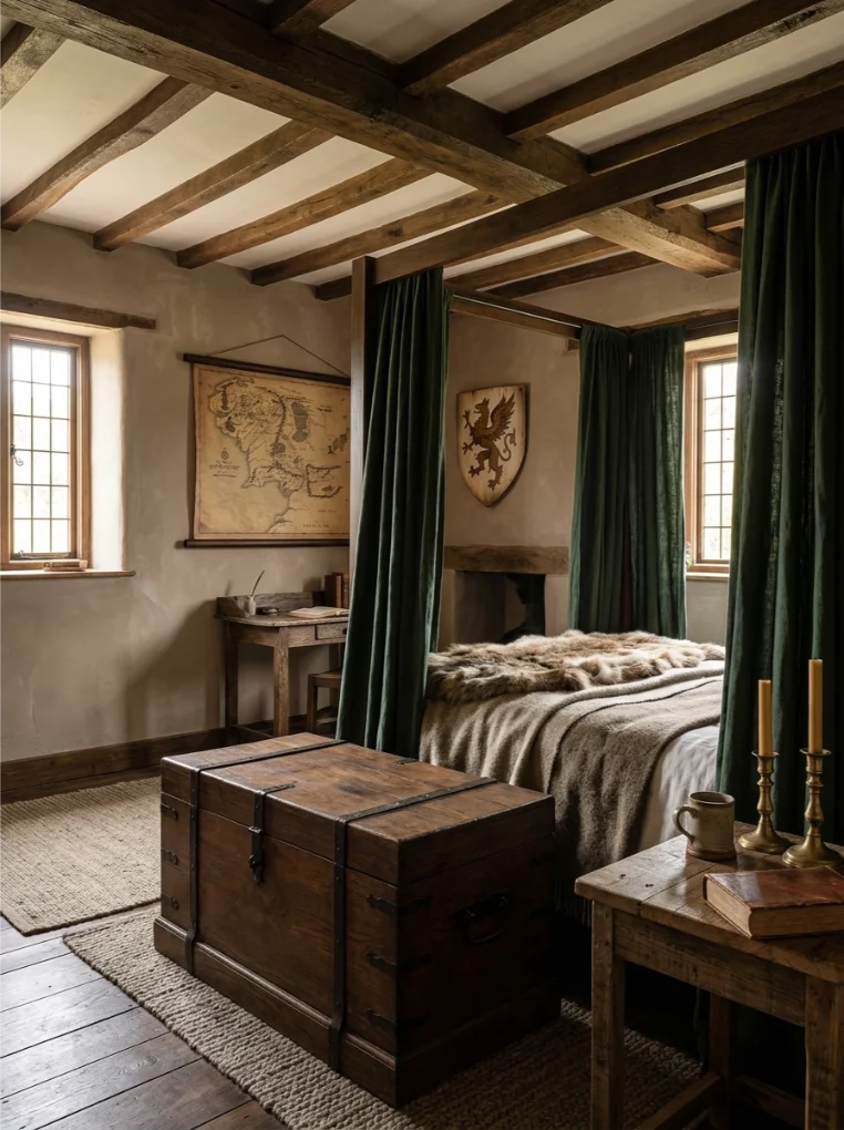 Medival bedroom accessories with Fantasy Medieval Bedroom Ideas