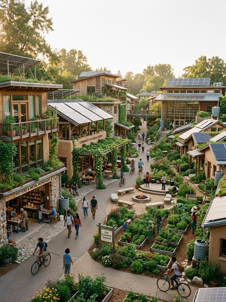 Mixed-use eco villages