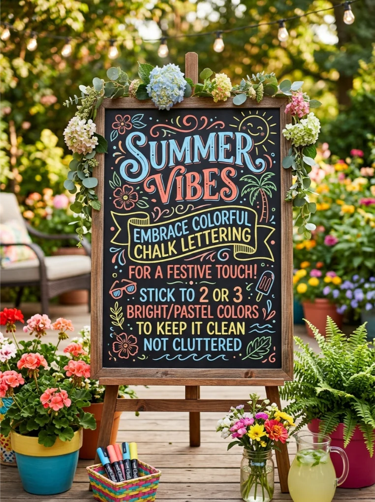 Summer Chalkboard Ideas