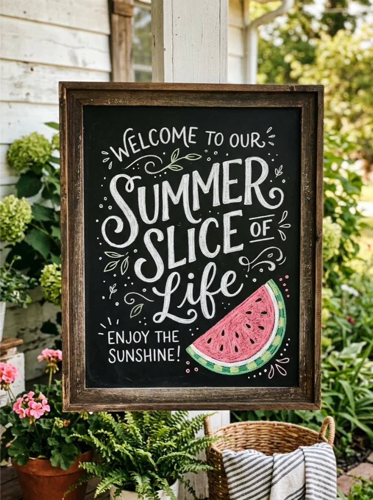 Summer Chalkboard Ideas