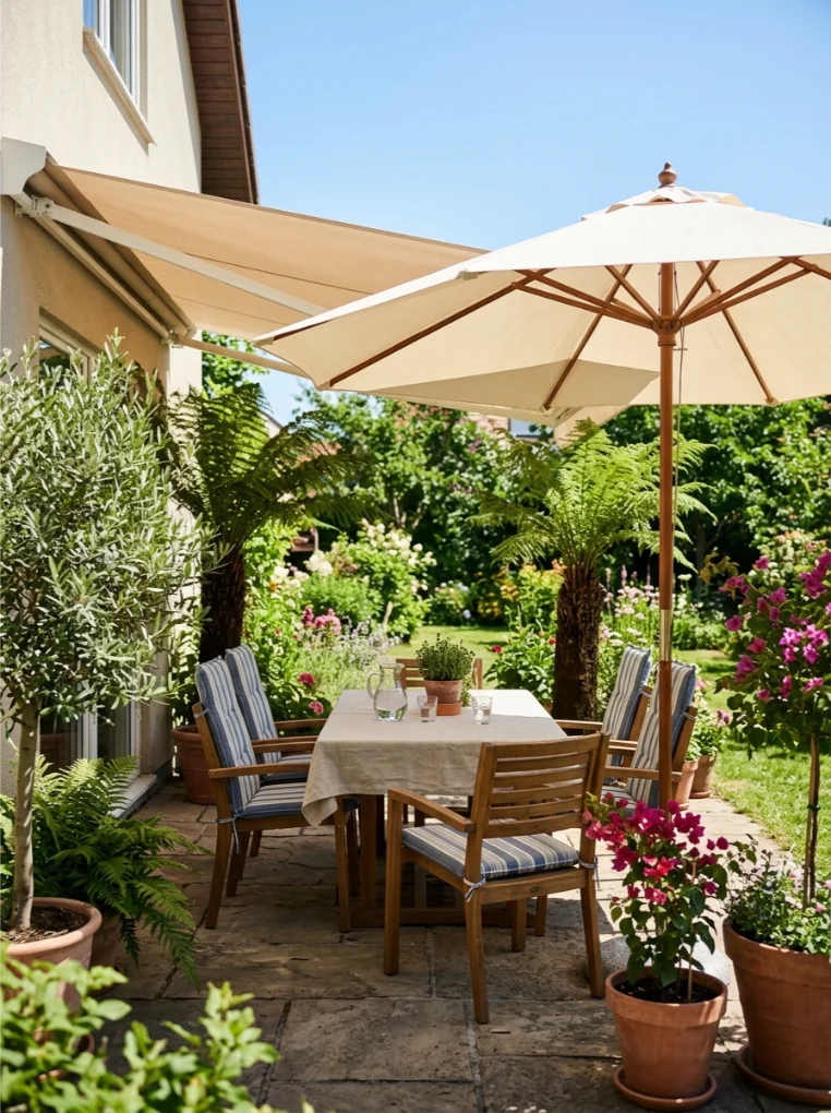 Shade Element for Summer Decorations
