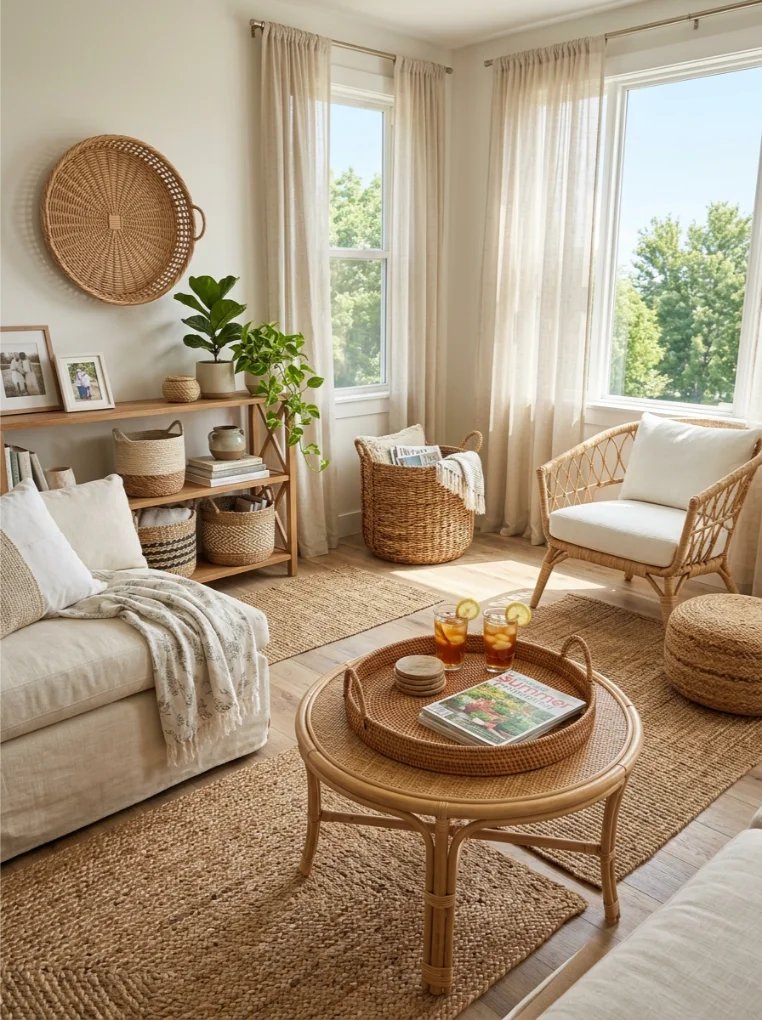 Natural Texture for Summer Decorations