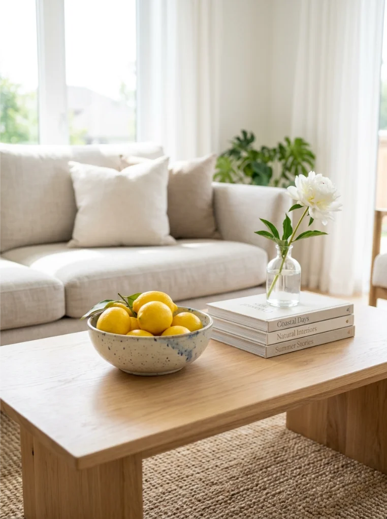 Coffee Table for Summer Decorations