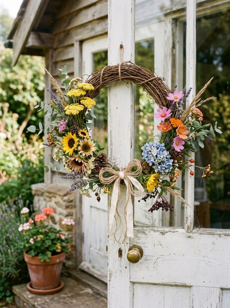 Handmade summer wreath styles