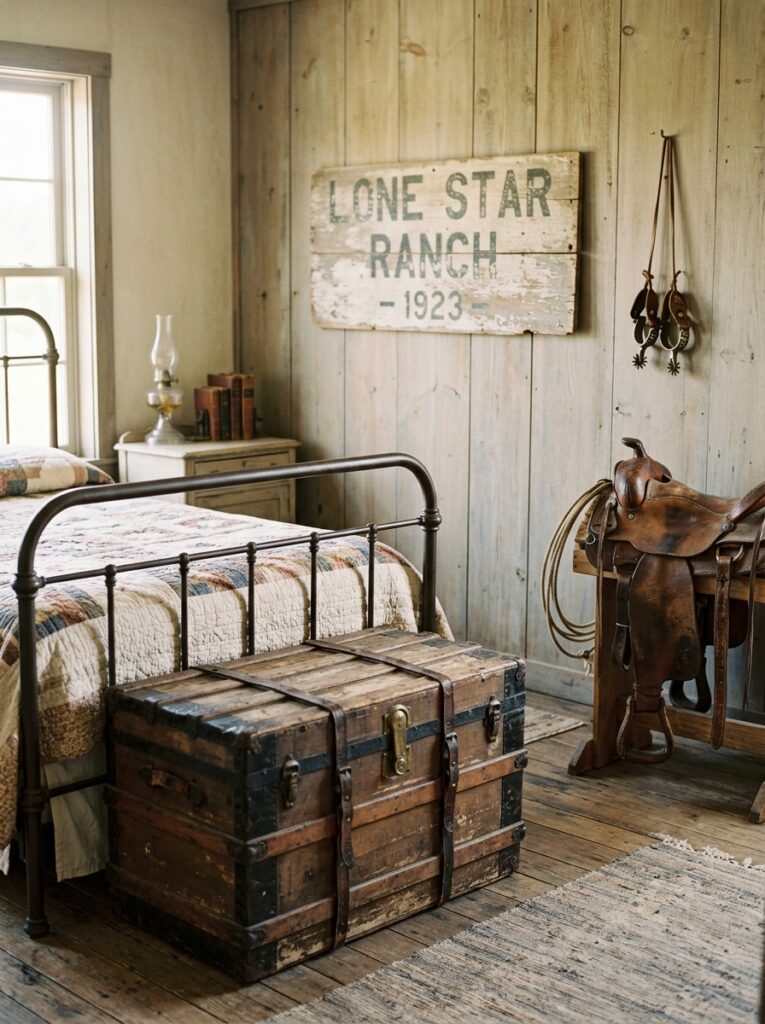  Vintage Touches in Western Bedroom Ideas