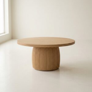 Minimalist Nordic Oak Coffee Table